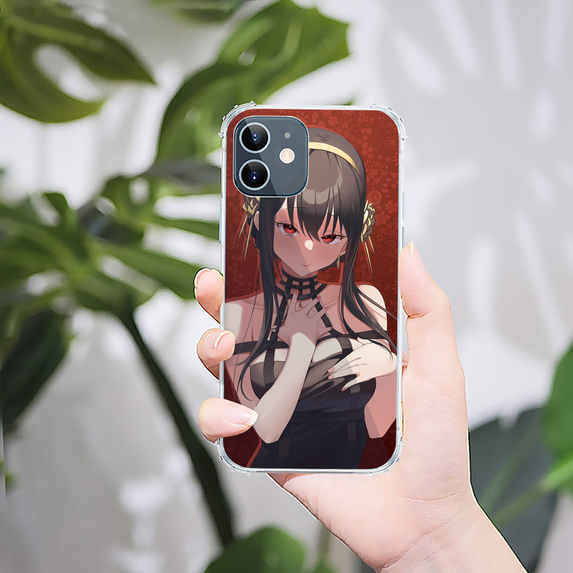 （画像用） SPY×FAMILY间谍家家酒 【iPhone 12シリーズ対応】透明スマホケース（クリアソフトケース）